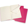 Блокнот MOLESKINE Cahier Journal Large, линейка, неон-розовый CH016D17